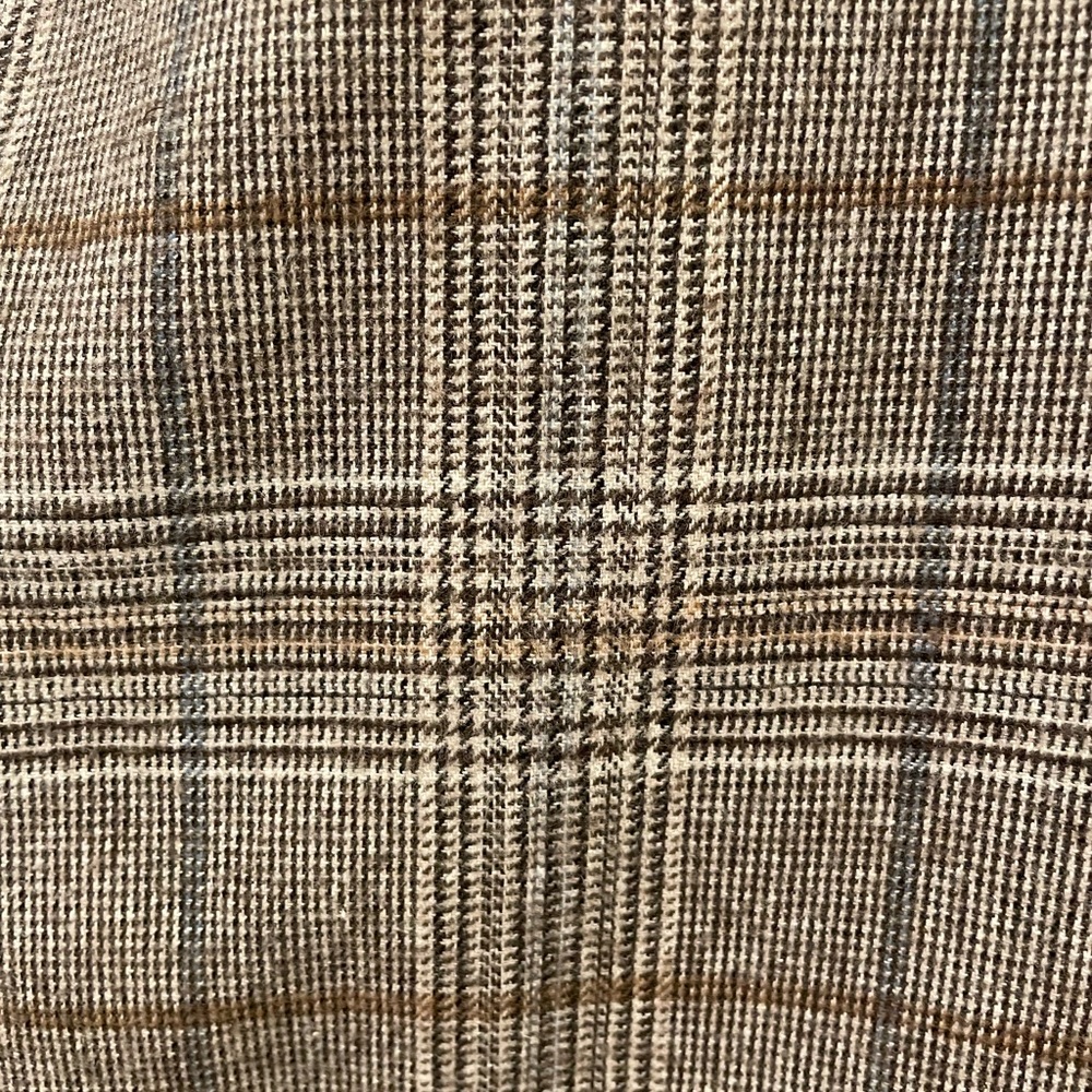 Mens gap brown plaid slim taper pants 31/32